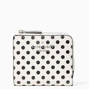 Kate Spade Staci Picture Dot L-Zip Bifold Wallet